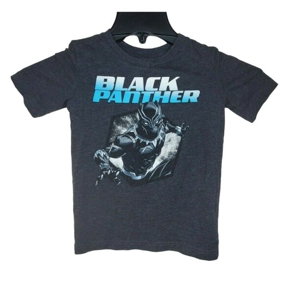 Jumping Beans Size 5 Cotton Blend Black Panther Marvel Boys T Shirt - Picture 1 of 7